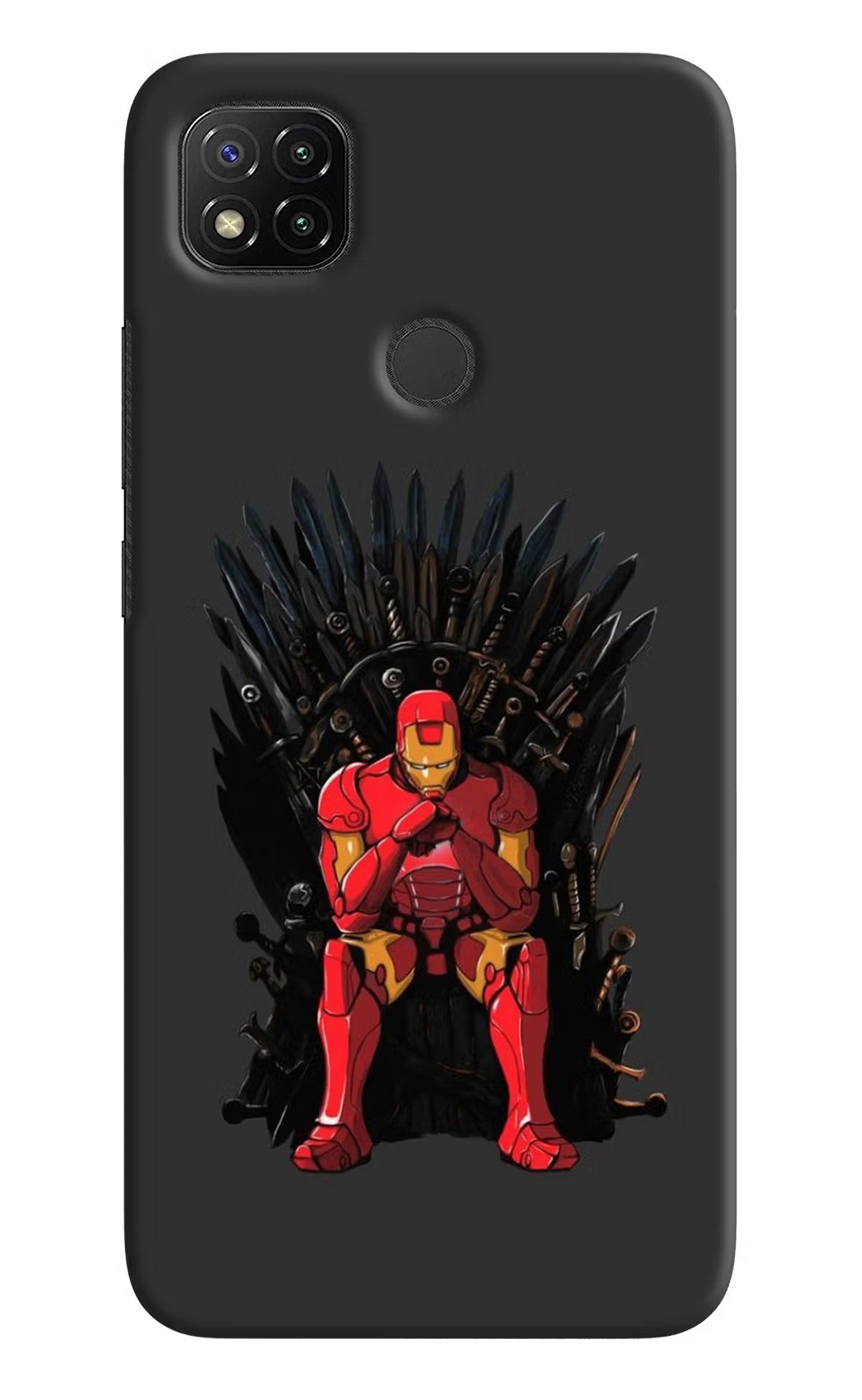 Ironman Throne Redmi 9 Hard Case Back Cover by Casekaro