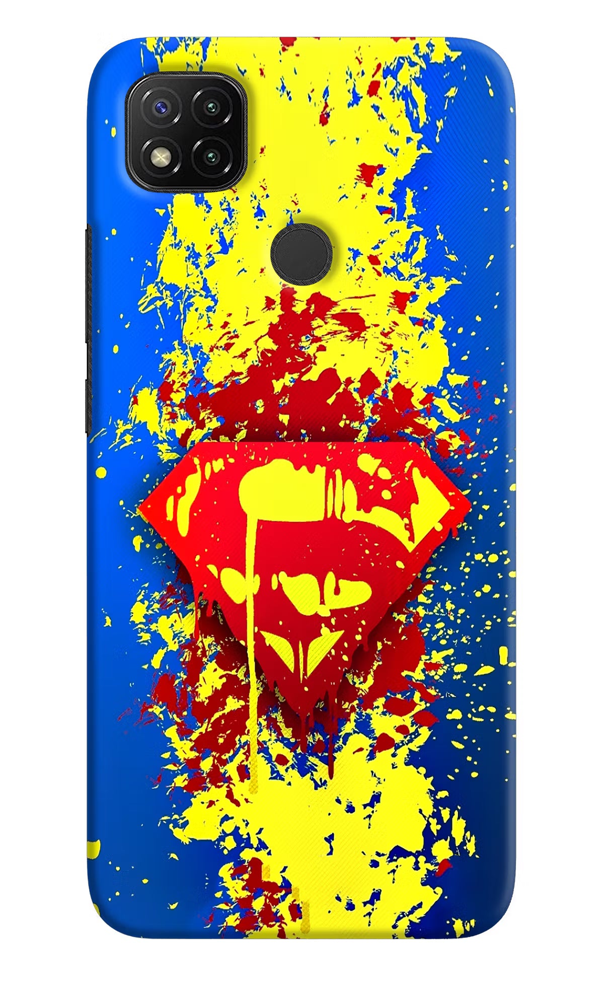 Superman logo Redmi 9 Hard Case Back Cover by Casekaro