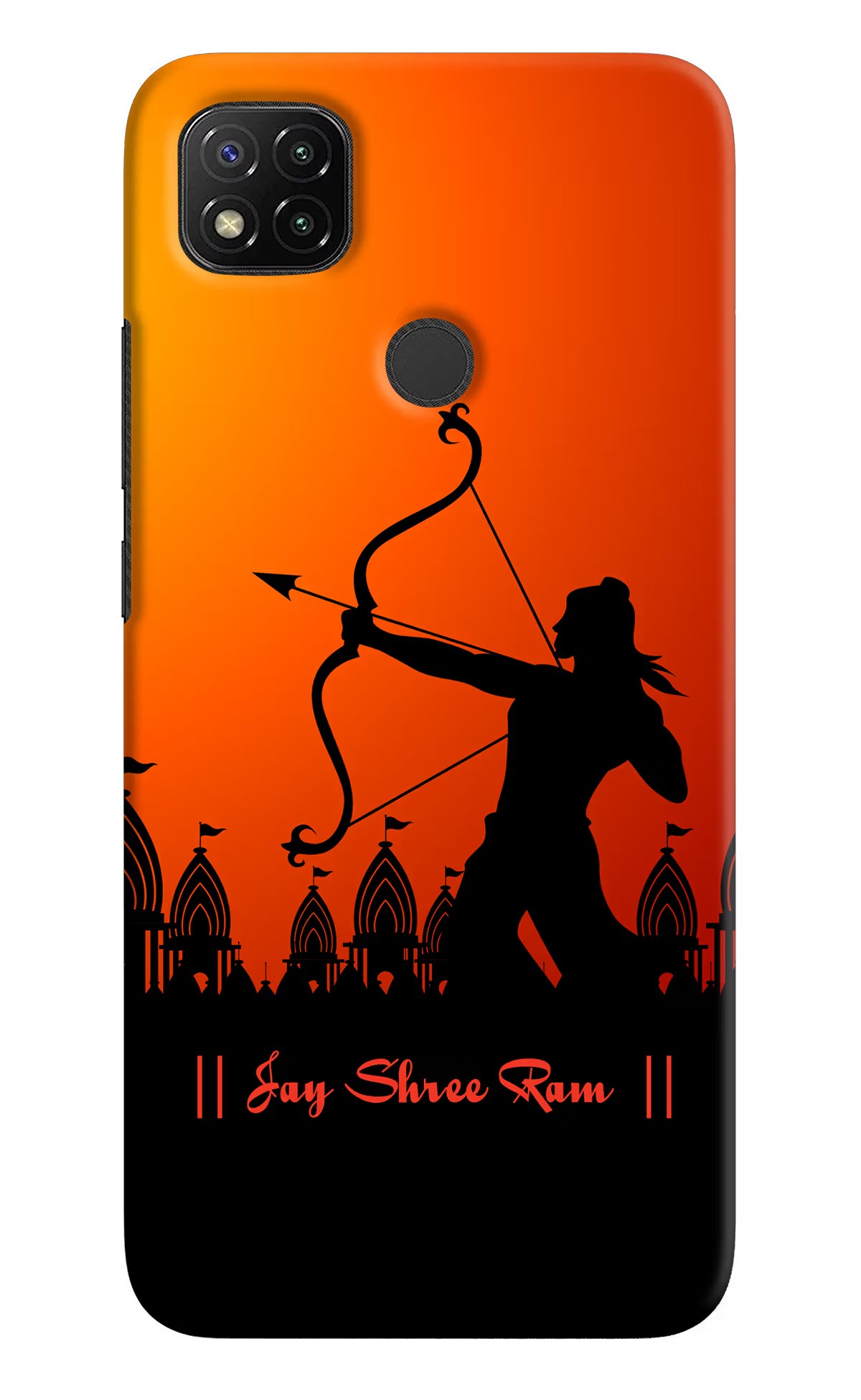 Lord Ram - 4 Redmi 9 Hard Case Back Cover by Casekaro
