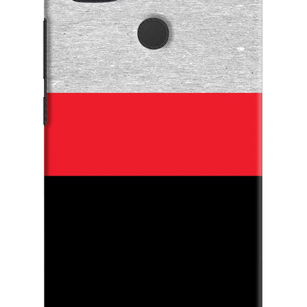 Tri Color Pattern Redmi 9 Hard Case Back Cover by Casekaro