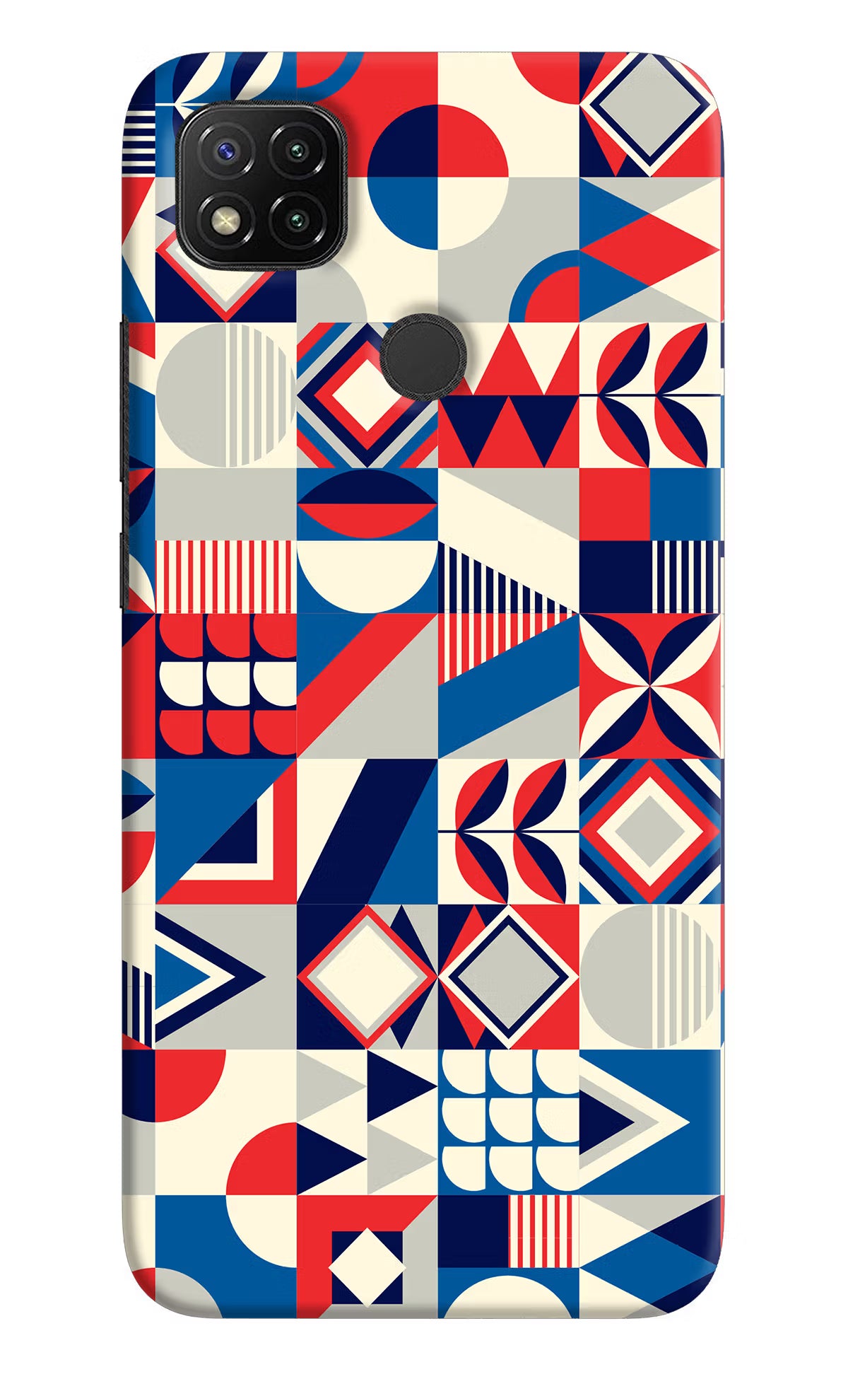 Colorful Pattern Redmi 9 Hard Case Back Cover by Casekaro
