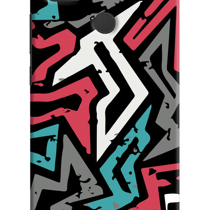 Geometric Graffiti Redmi 9 Hard Case Back Cover by Casekaro