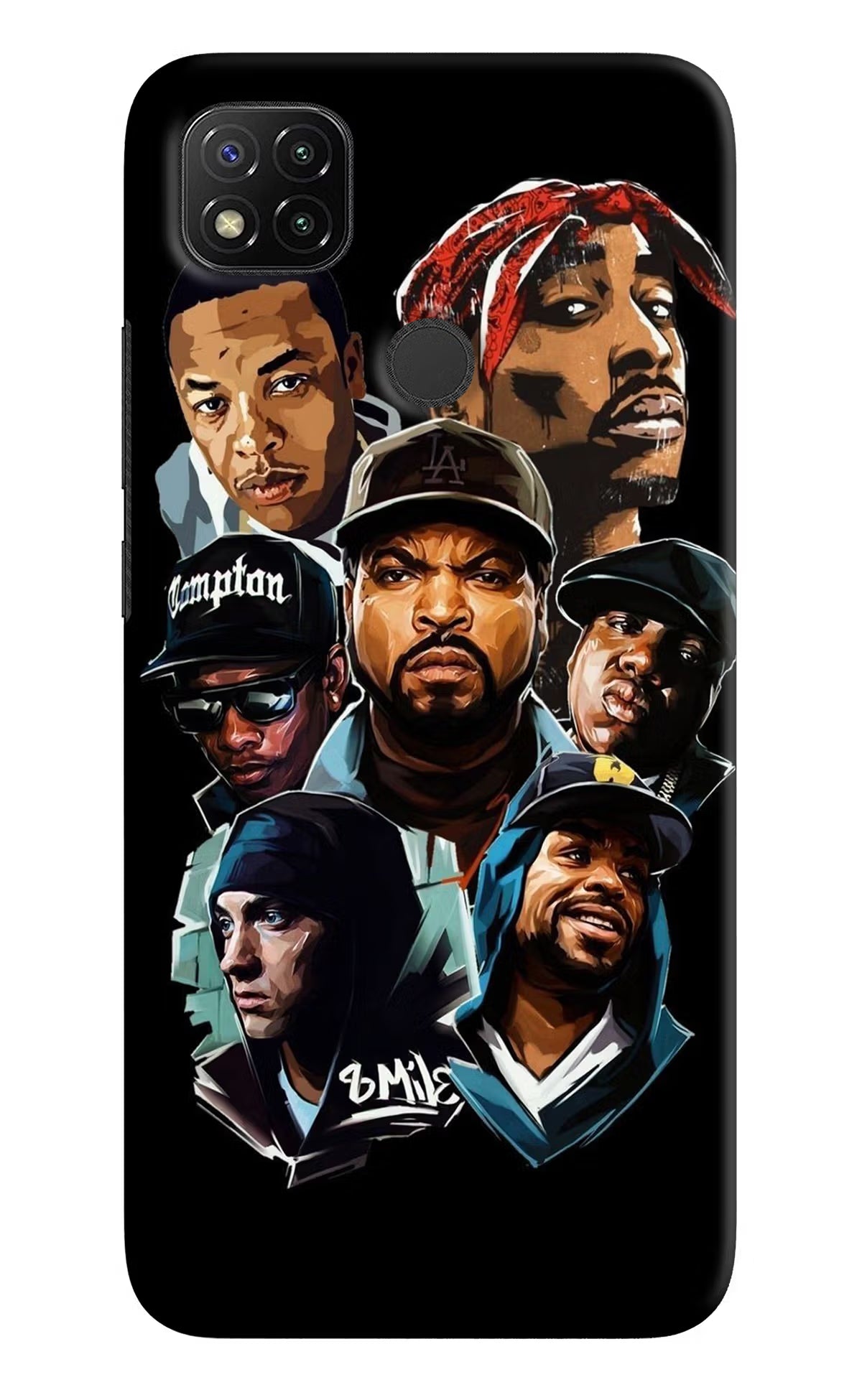 Rappers Redmi 9 Hard Case Back Cover by Casekaro