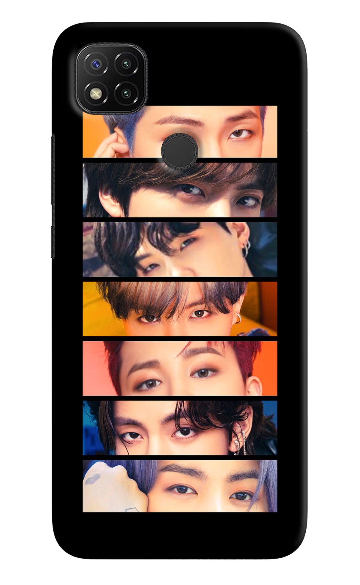 BTS Eyes Redmi 9 Hard Case Back Cover by Casekaro