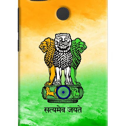 Satyamev Jayate Flag Redmi 9 Hard Case Back Cover by Casekaro