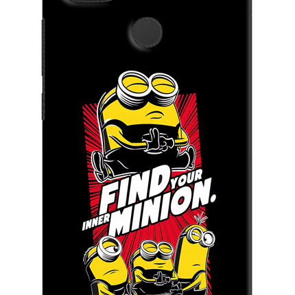 Find your inner Minion Redmi 9 Hard Case Back Cover by Casekaro