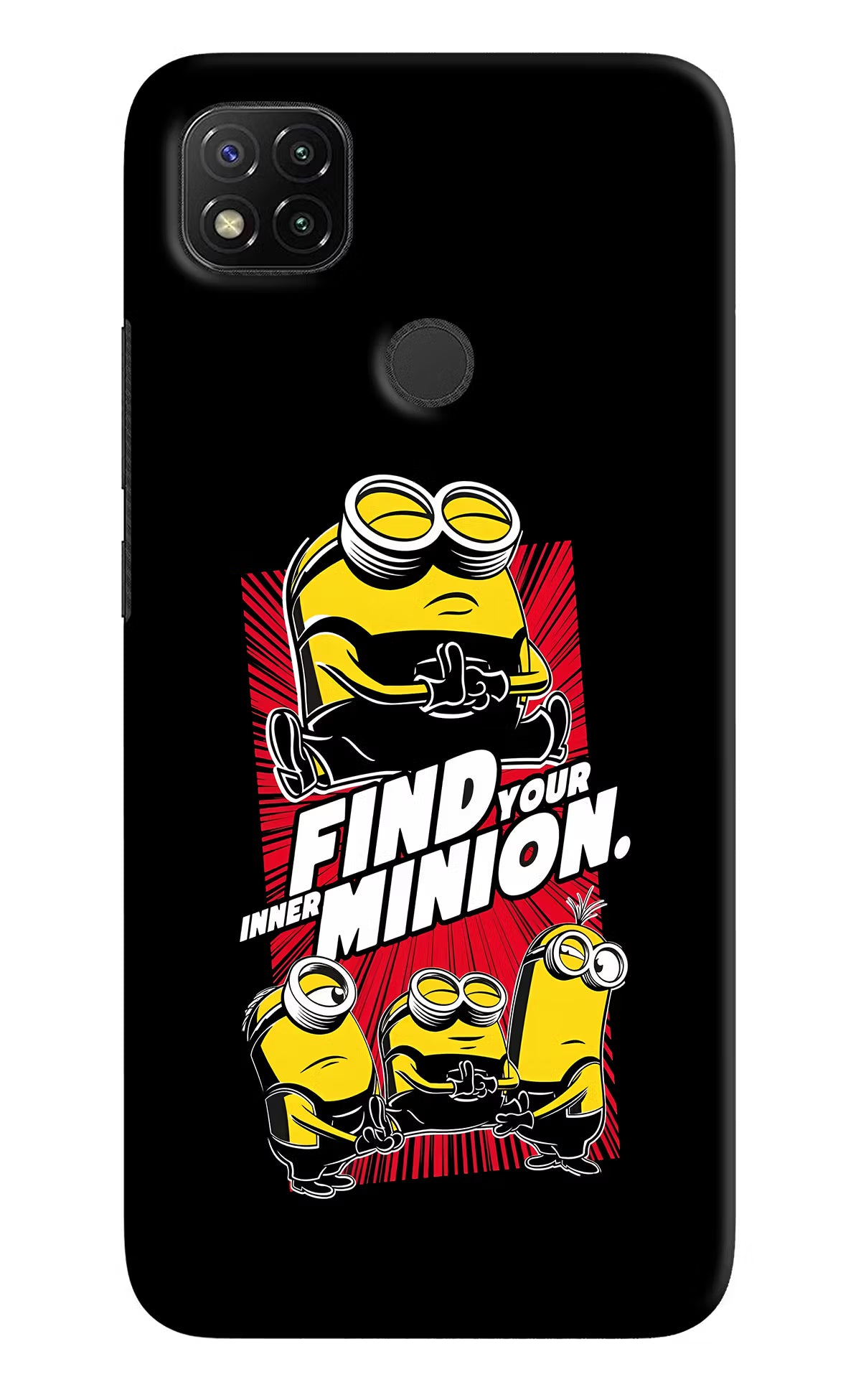 Find your inner Minion Redmi 9 Hard Case Back Cover by Casekaro