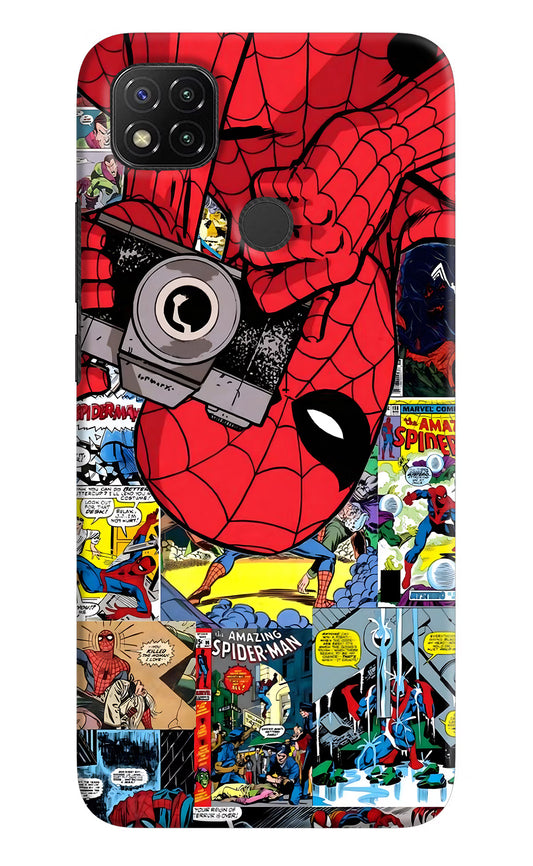 Spider Man Redmi 9 Hard Case Back Cover by Casekaro