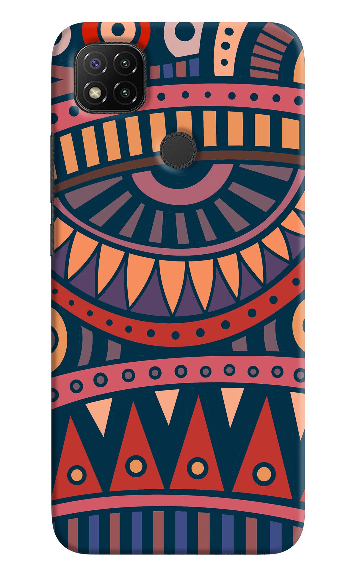 African Culture Design Redmi 9 Hard Case Back Cover by Casekaro