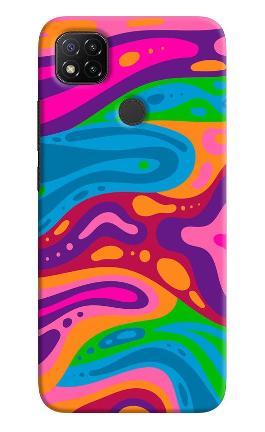 Trippy Pattern Redmi 9 Hard Case Back Cover by Casekaro