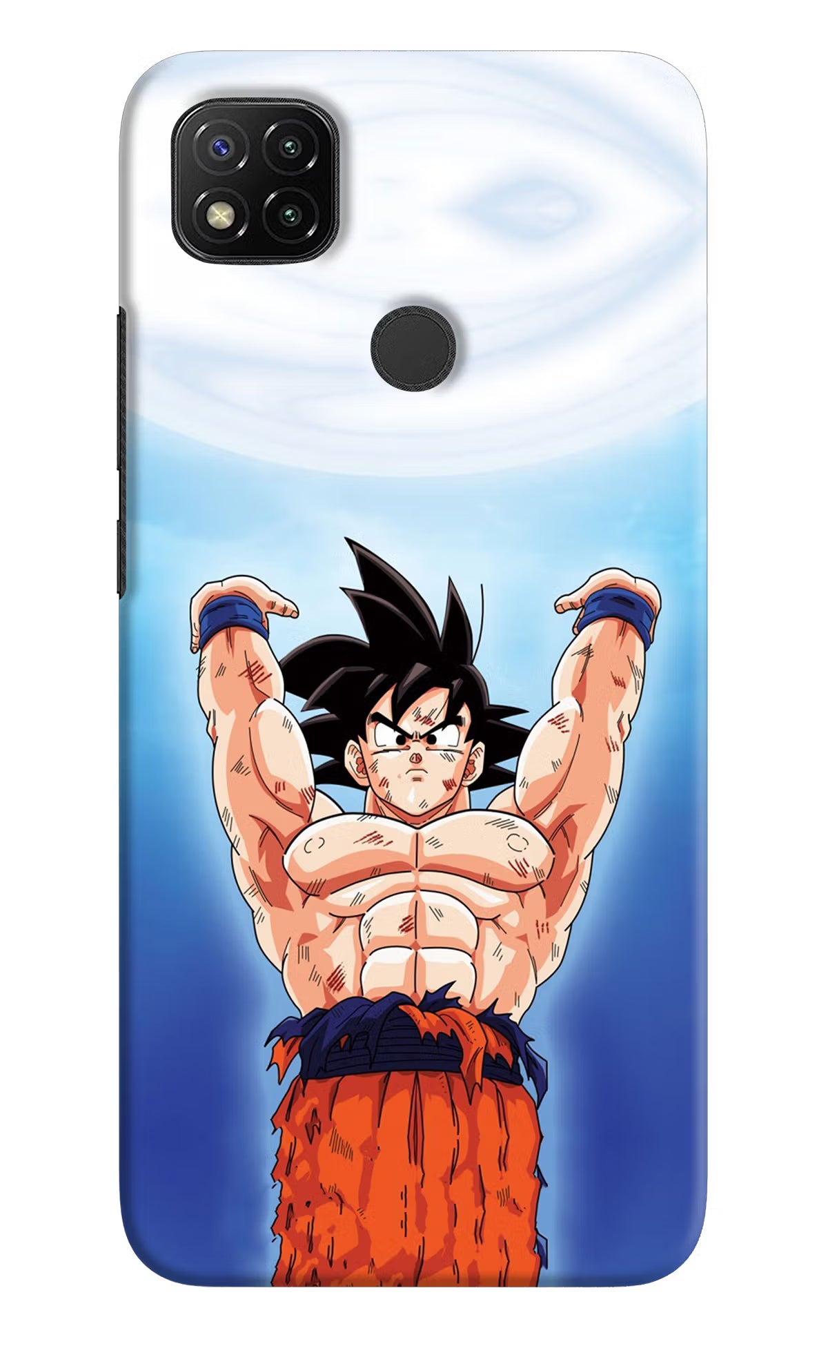 Goku Power Redmi 9 Hard Case Back Cover by Casekaro
