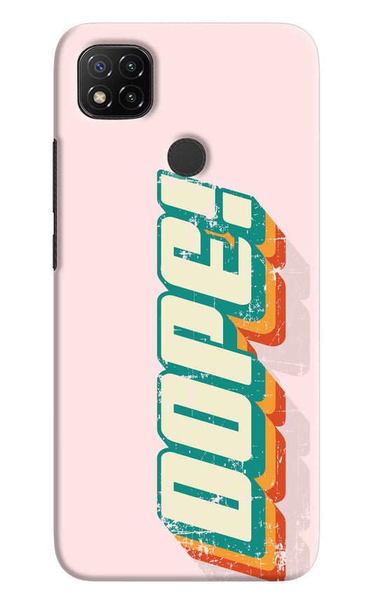 Dope Redmi 9 Hard Case Back Cover by Casekaro