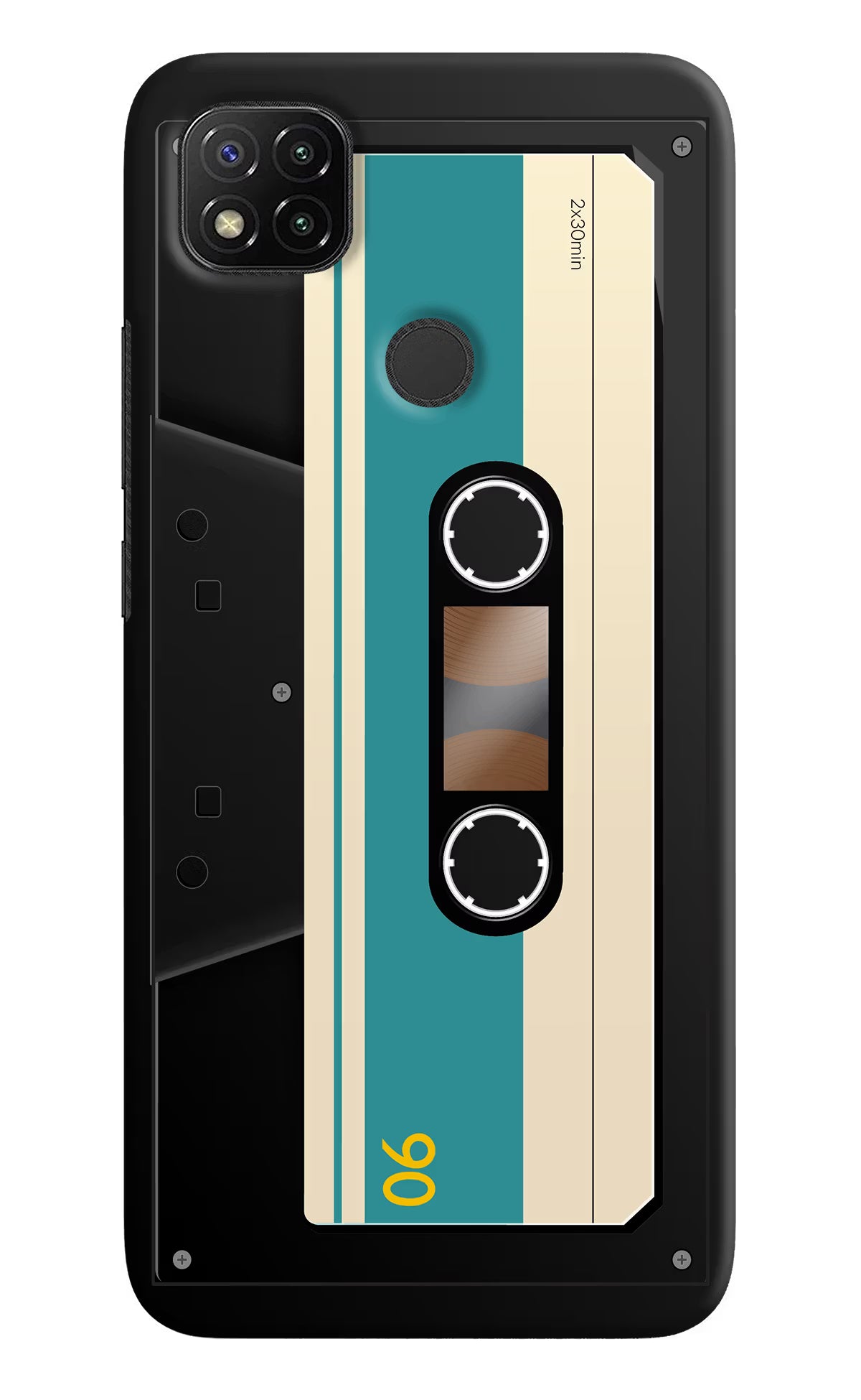 Cassette Redmi 9 Hard Case Back Cover by Casekaro