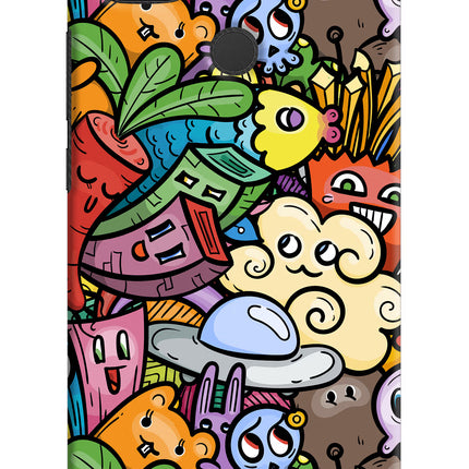 Veggie Doodle Redmi 9 Hard Case Back Cover by Casekaro
