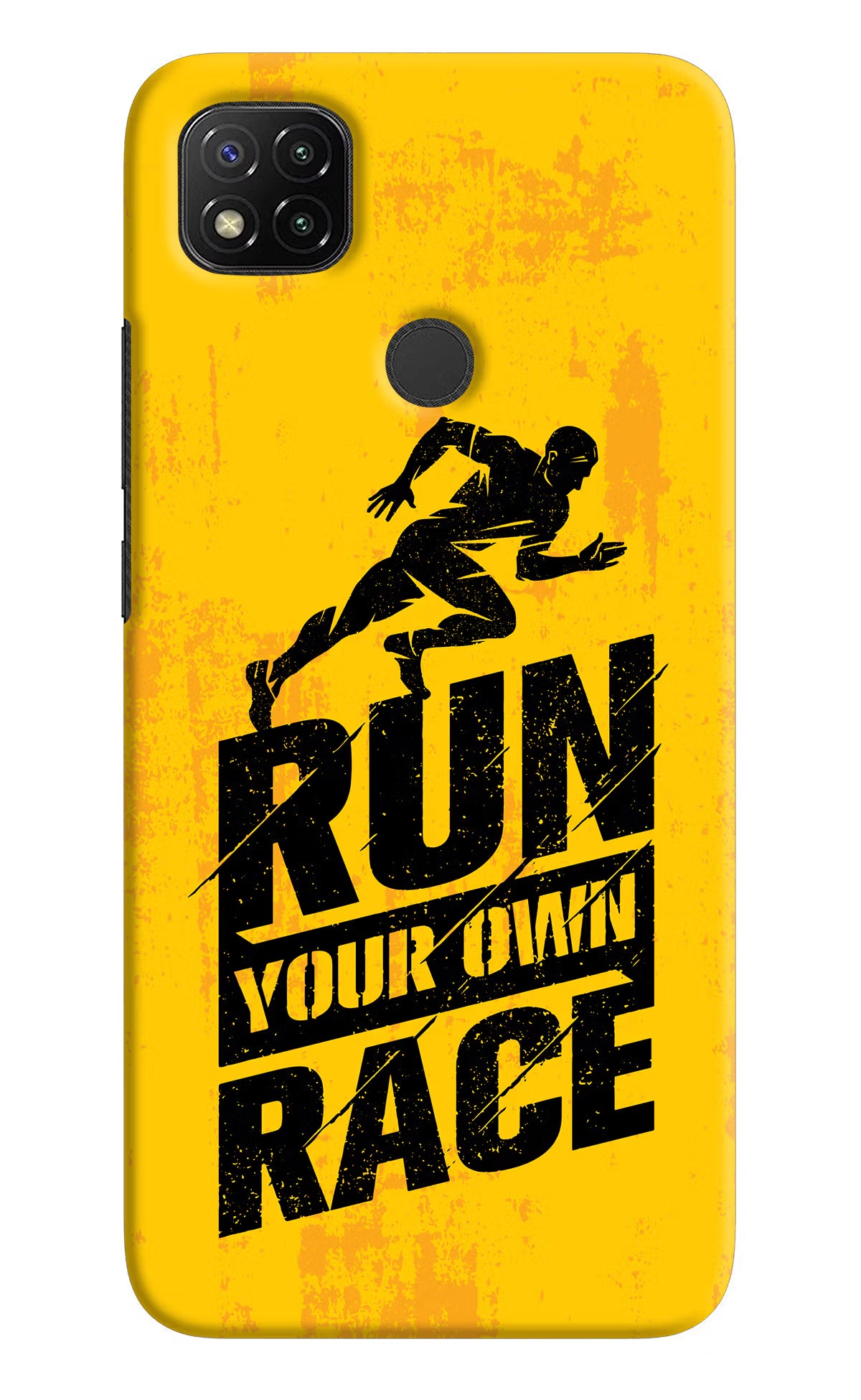 Run Your Own Race Redmi 9 Hard Case Back Cover by Casekaro