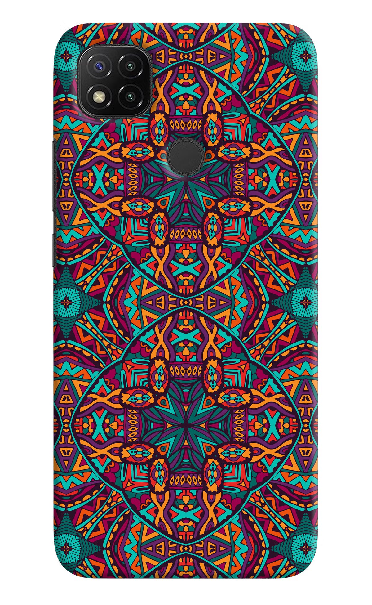 Colour Mandala Redmi 9 Hard Case Back Cover by Casekaro