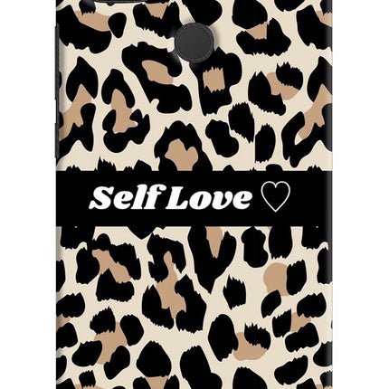 Leopard Print Self Love Redmi 9 Hard Case Back Cover by Casekaro