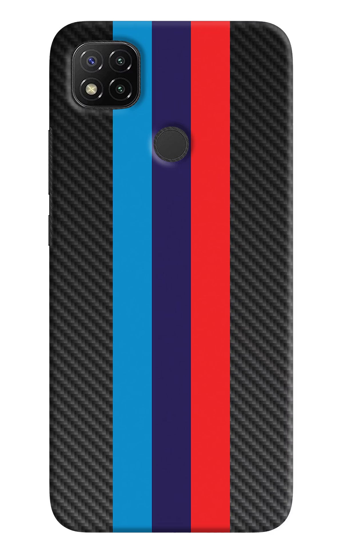 BMW Stripes Pattern Redmi 9 Hard Case Back Cover by Casekaro
