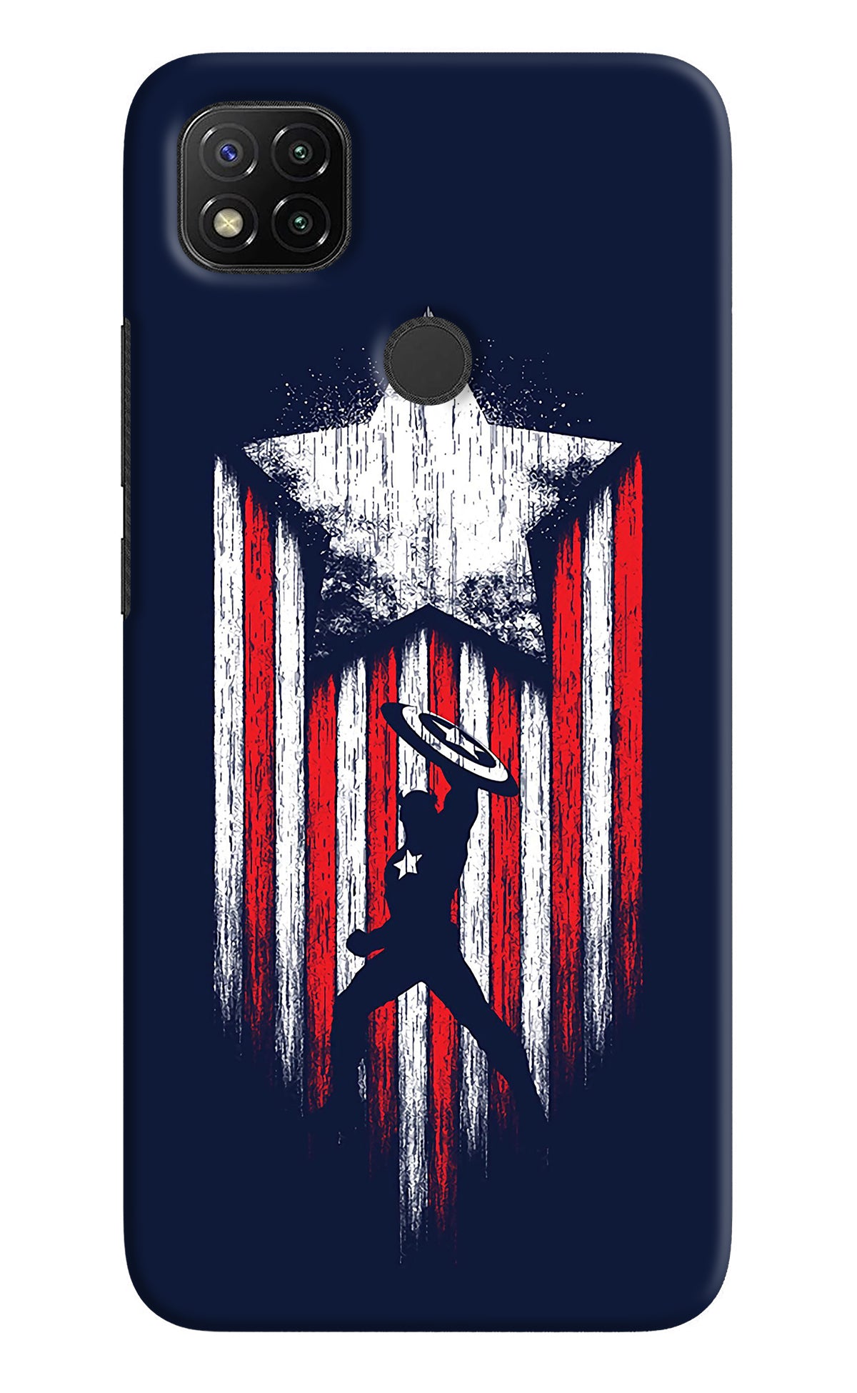 Captain America Marvel Art Redmi 9 Back Cover