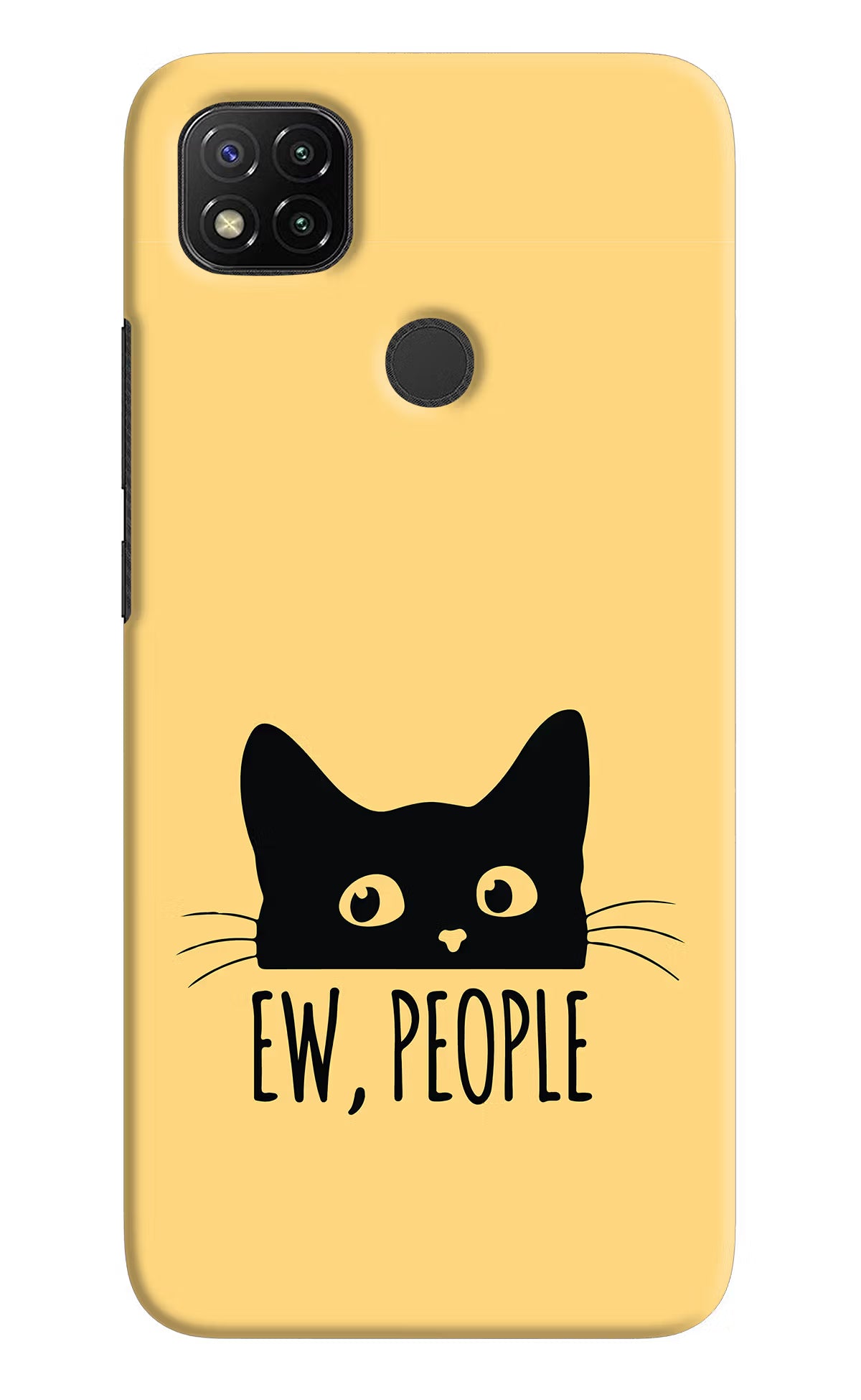 Ew People Catitude Redmi 9 Hard Case Back Cover by Casekaro