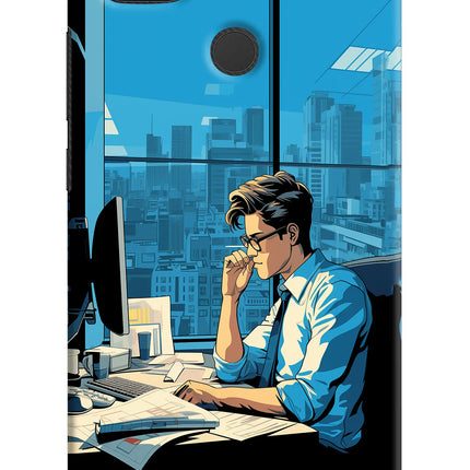 Focused Hustler (AI Generated) Redmi 9 Hard Case Back Cover by Casekaro