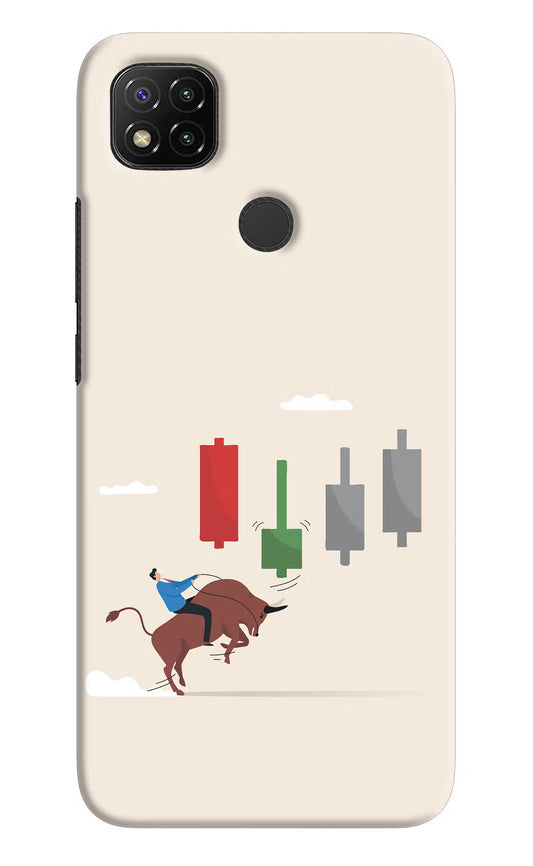 Bull Trading Momentum Redmi 9 Hard Case Back Cover by Casekaro