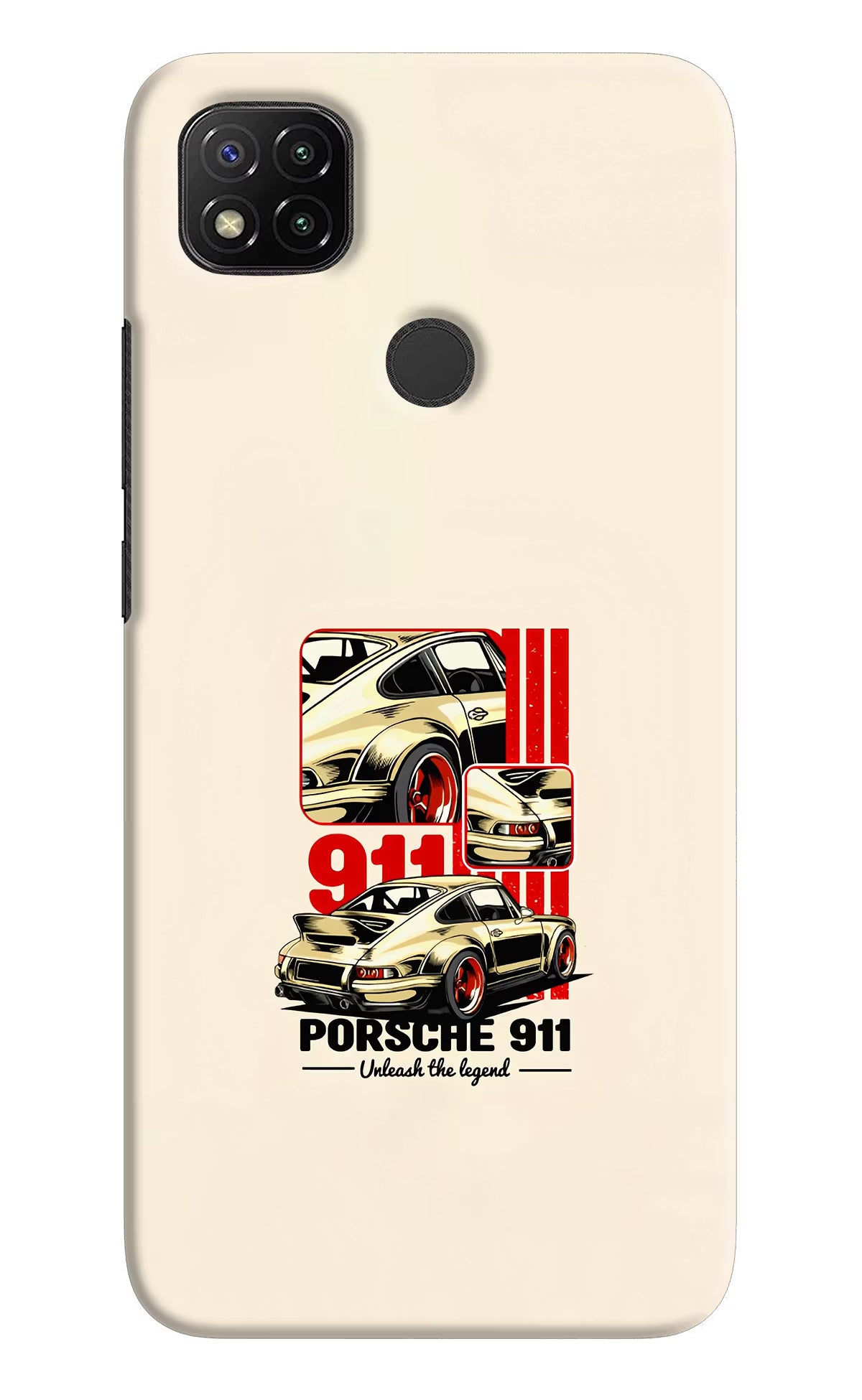 Classic Porsche 911 Redmi 9 Hard Case Back Cover by Casekaro