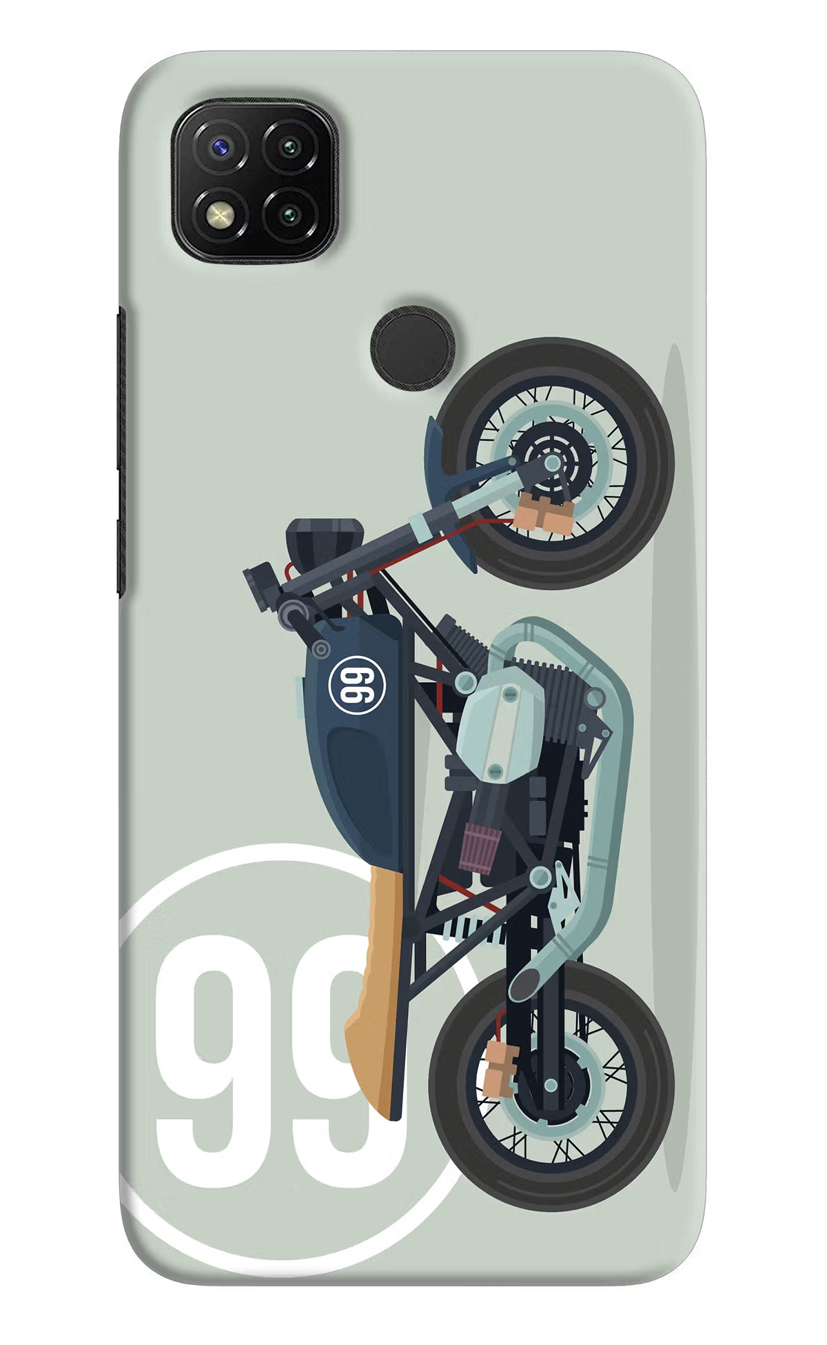 Classic Cafe Racer 99 Redmi 9 Hard Case Back Cover by Casekaro