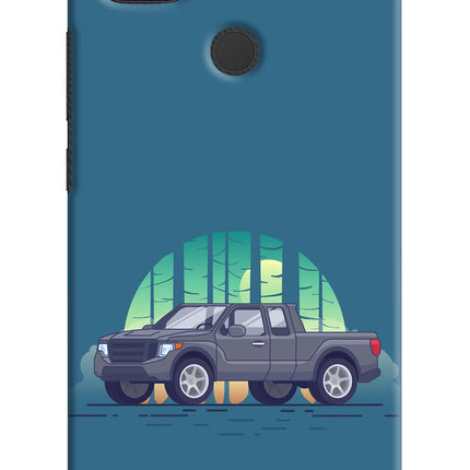 Retro Garage Vibe Redmi 9 Hard Case Back Cover by Casekaro