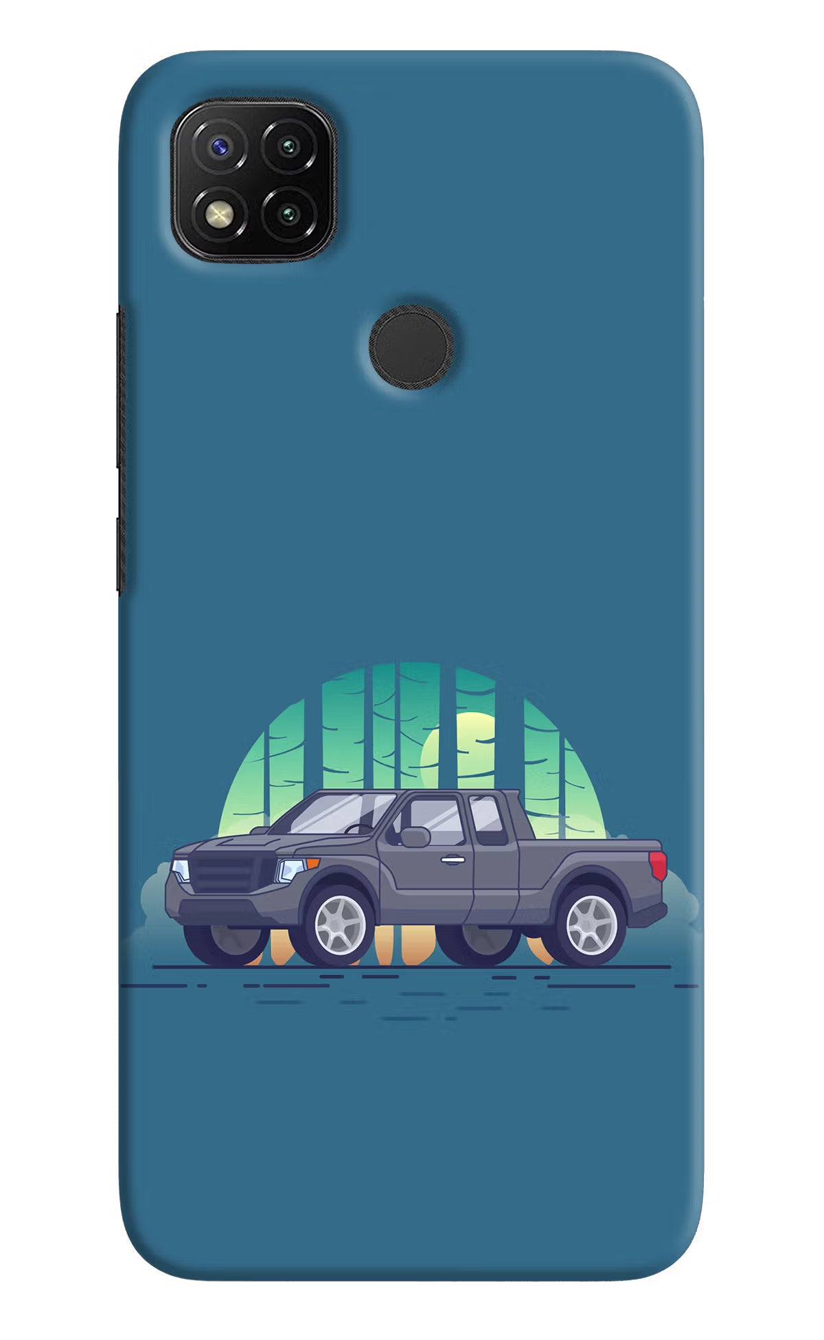 Retro Garage Vibe Redmi 9 Hard Case Back Cover by Casekaro