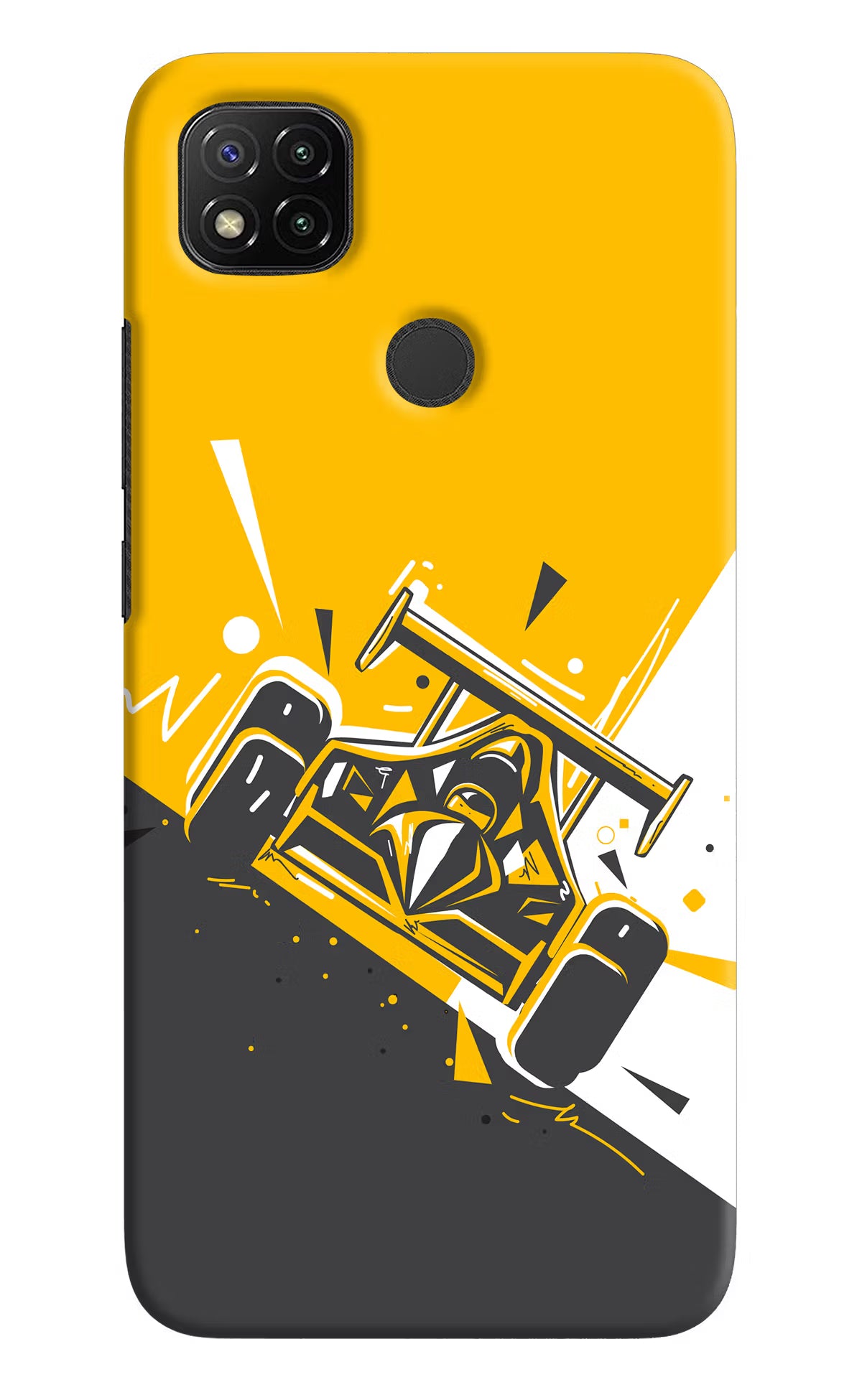 Track King Redmi 9 Hard Case Back Cover by Casekaro