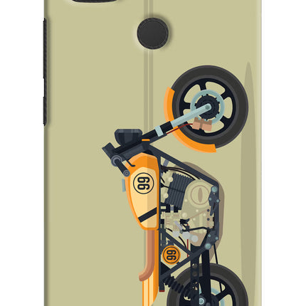 Vertical Speedster Redmi 9 Hard Case Back Cover by Casekaro