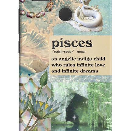 Pisces Zodiac Redmi 9 Hard Case Back Cover by Casekaro