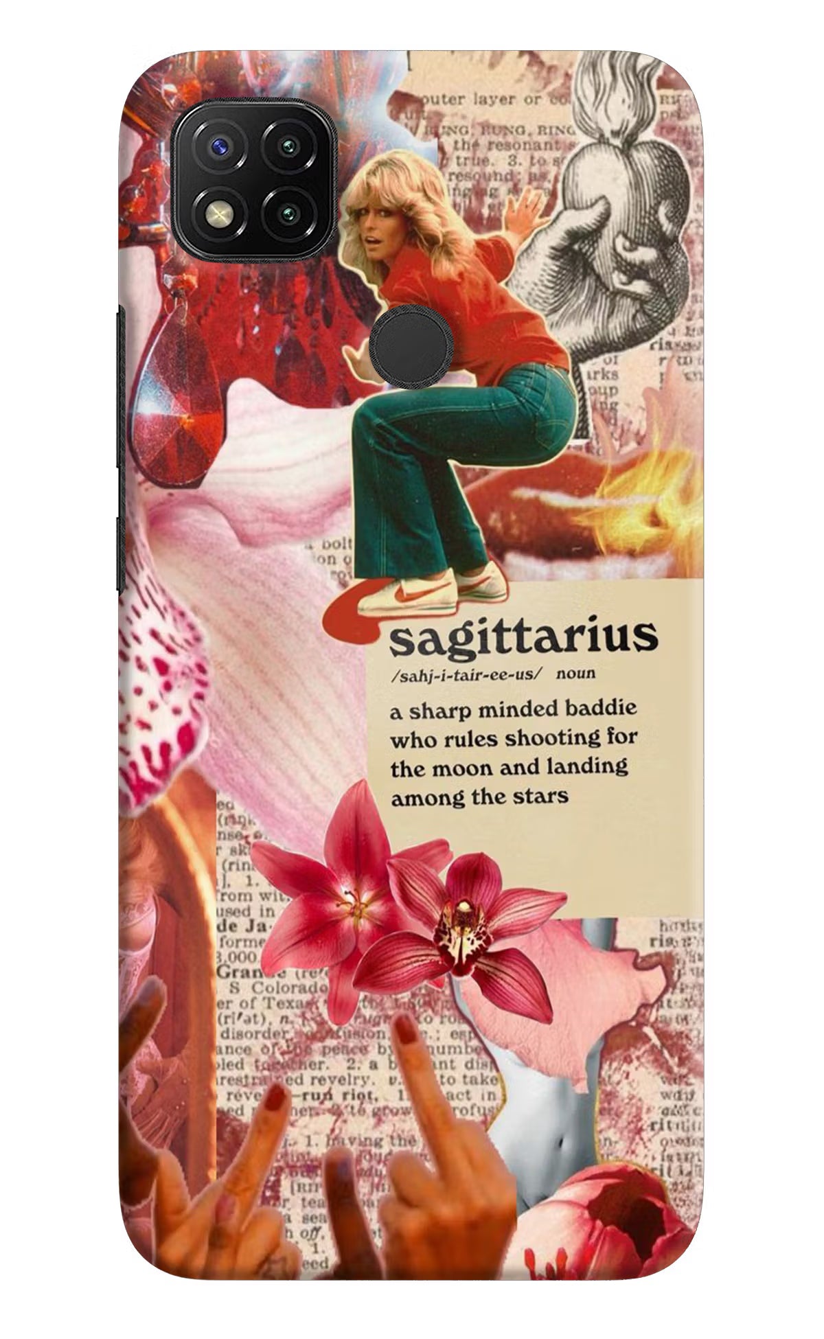 Sagittarius Zodiac Redmi 9 Hard Case Back Cover by Casekaro
