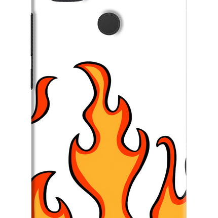Fired Up – White Redmi 9 Hard Case Back Cover by Casekaro
