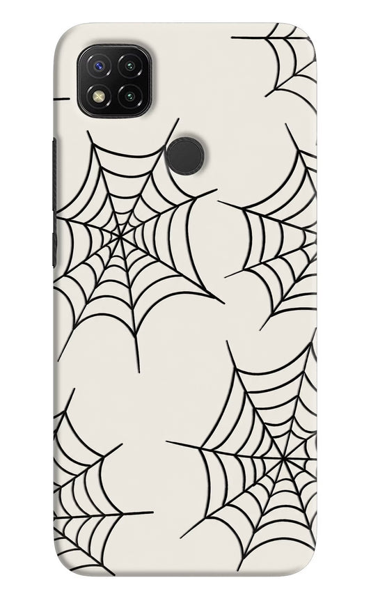 Spider Web Redmi 9 Hard Case Back Cover by Casekaro