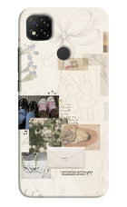 Soft Aesthetic Redmi 9 Hard Case Back Cover by Casekaro