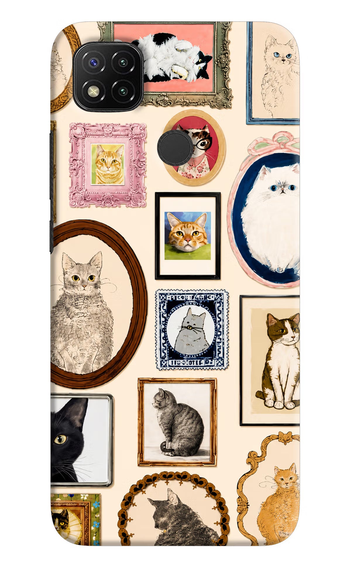 Mirror Cats Redmi 9 Back Cover