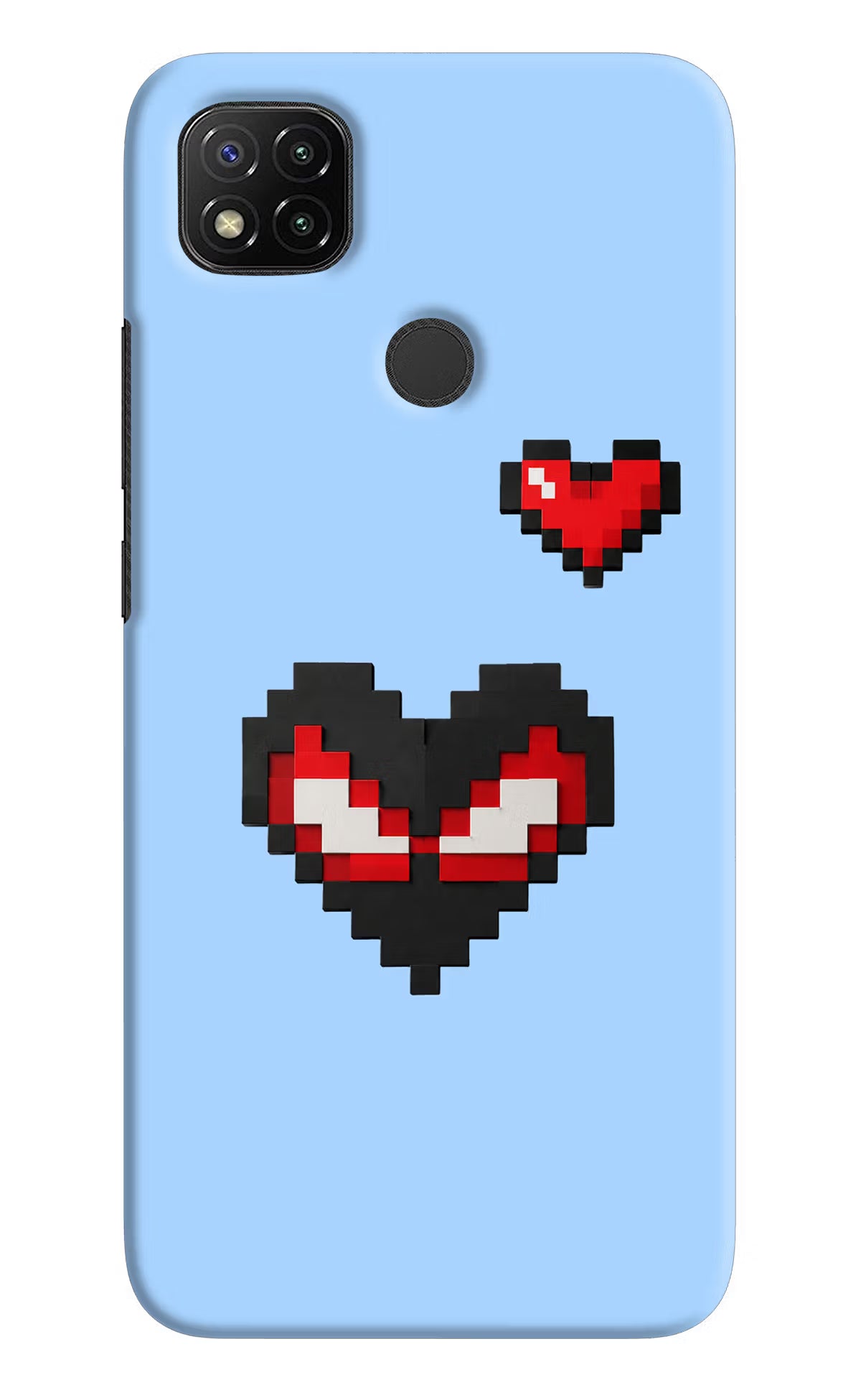 Peter Heart Redmi 9 Back Cover