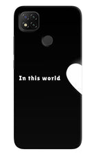 This World Redmi 9 Hard Case Back Cover by Casekaro