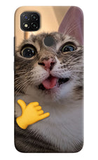 Silly Cat Call Redmi 9 Hard Case Back Cover by Casekaro