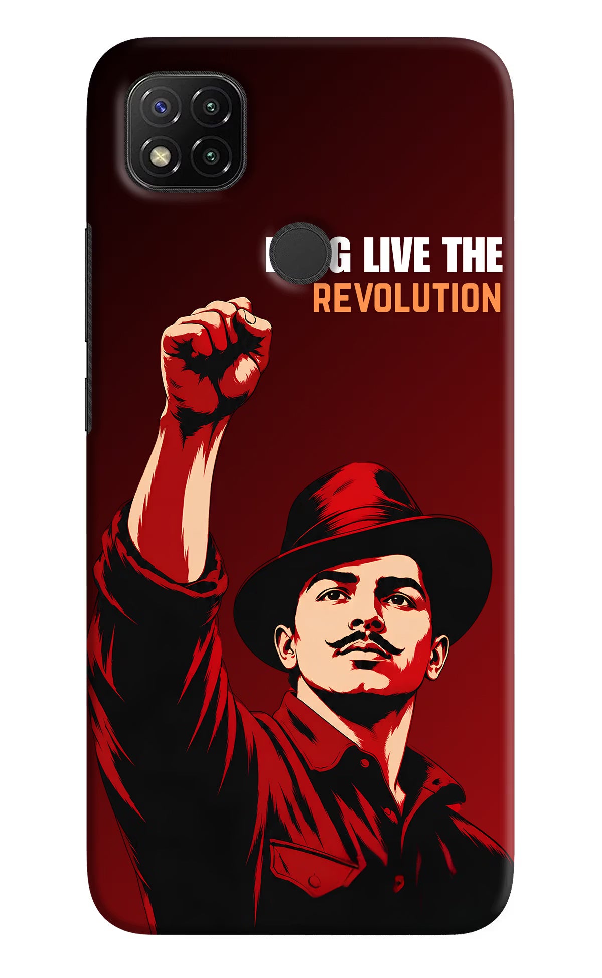 Bhagat Singh Revolution Redmi 9 Back Cover