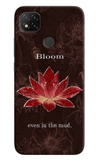 Bloom Redmi 9 Hard Case Back Cover by Casekaro