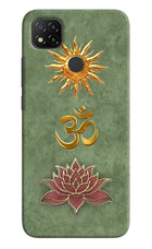 Om & Lotus Redmi 9 Back Cover