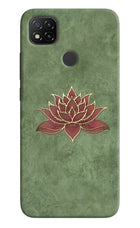 Lotus Grace Redmi 9 Hard Case Back Cover by Casekaro