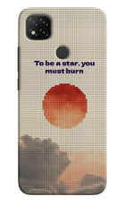 Pixel Sun Redmi 9 Hard Case Back Cover by Casekaro