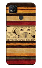 Vinyl Stripes Redmi 9 Hard Case Back Cover by Casekaro