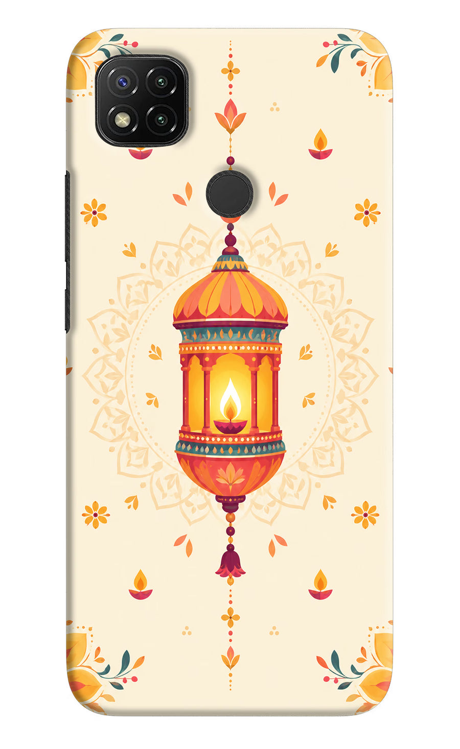 Golden Lantern Redmi 9 Back Cover, Hard case