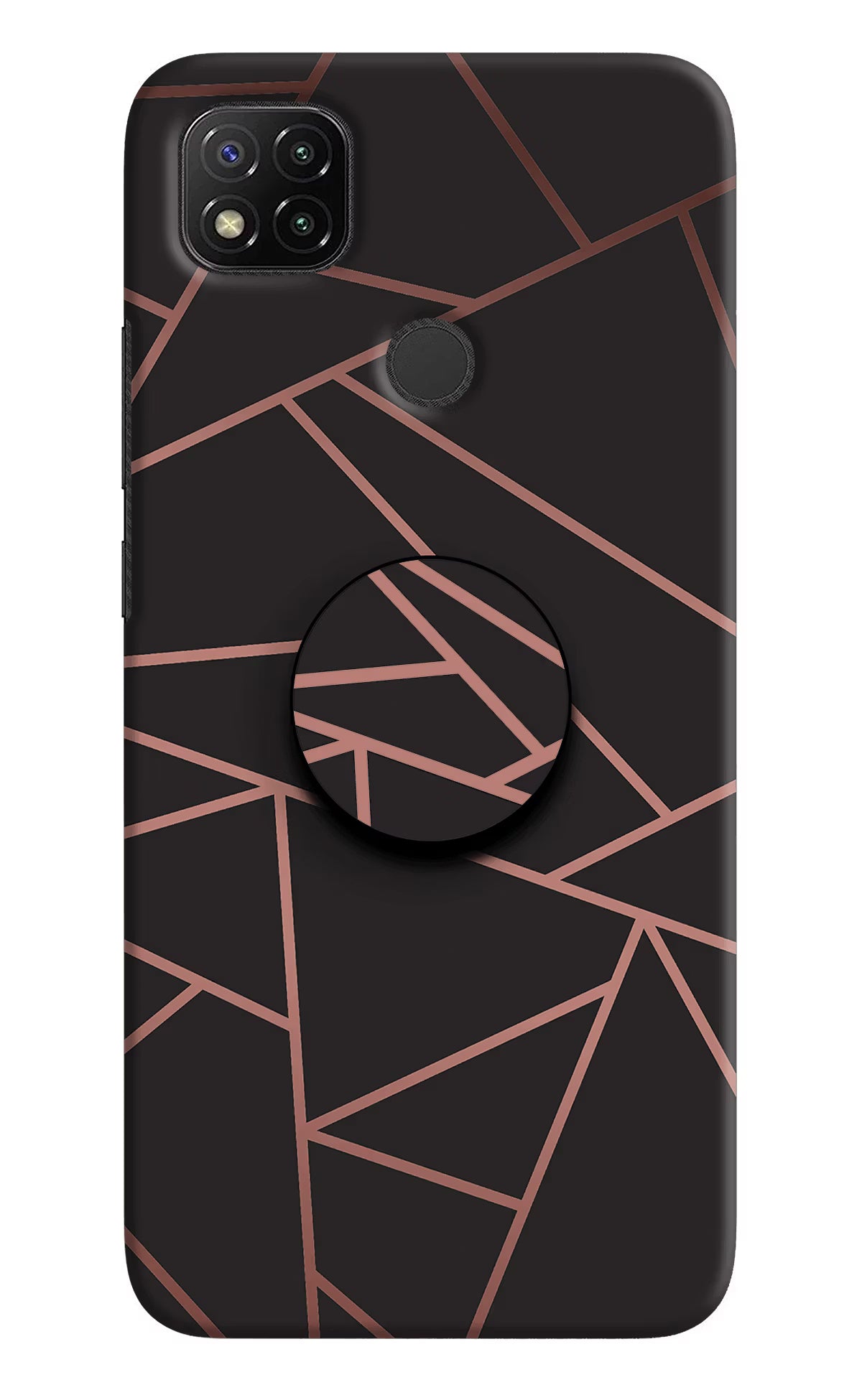 Geometric Pattern Redmi 9 Pop Case by Casekaro