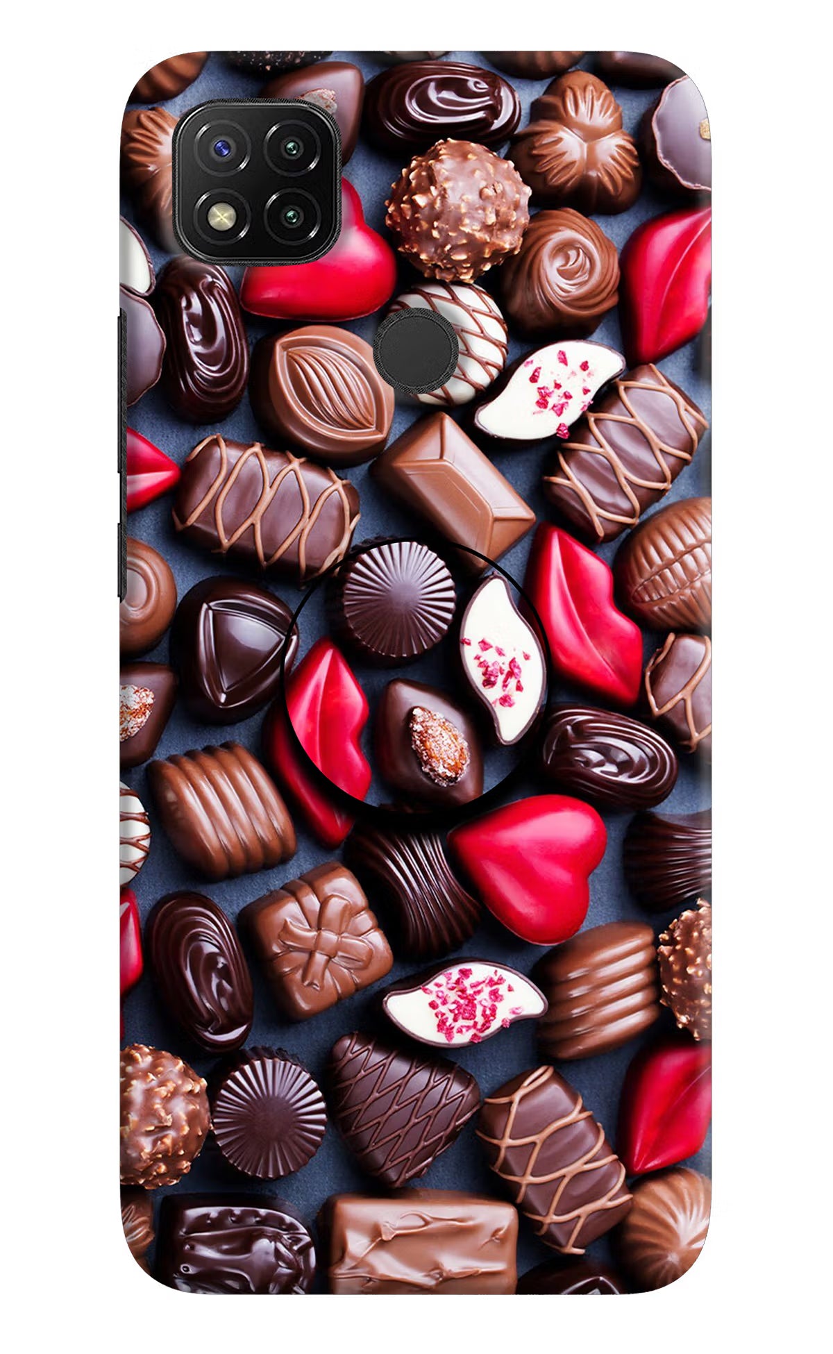 Chocolates Redmi 9 Pop Case by Casekaro